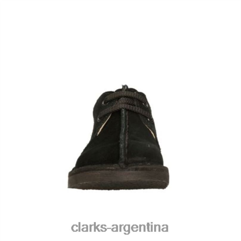 Clarks unisexo 2FZPZ4998 clarks desert trek inf g fit ante negro ante negro