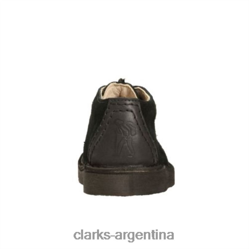 Clarks unisexo 2FZPZ4998 clarks desert trek inf g fit ante negro ante negro