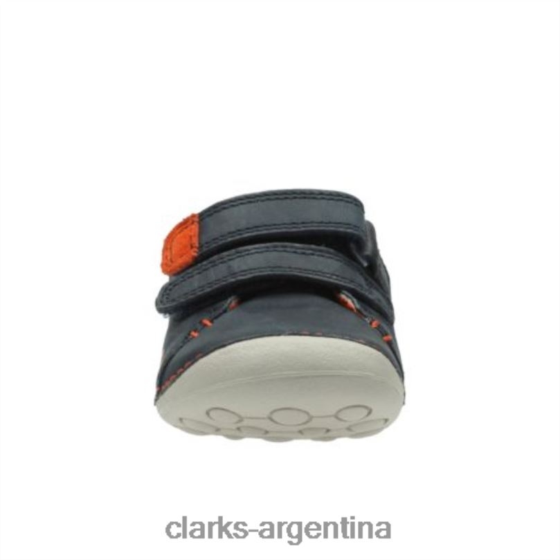 Clarks unisexo 2FZPZ4999 ti ny trail fst g fit clarks cuero azul marino cuero azul marino