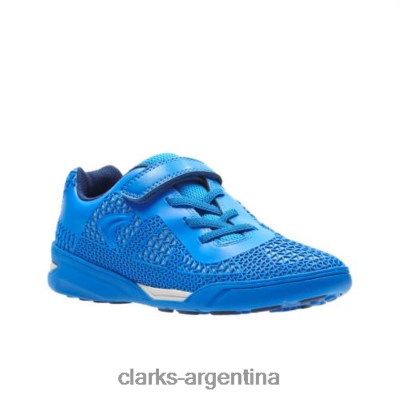 Clarks unisexo 2FZPZ5013 premio blaze jnr g fit clarks azul azul