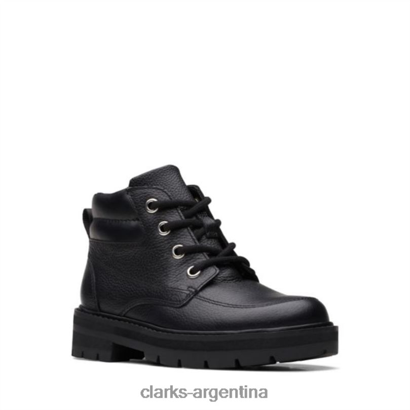 Clarks unisexo 2FZPZ5730 clarks prague zip kid cuero negro cuero negro cuero negro