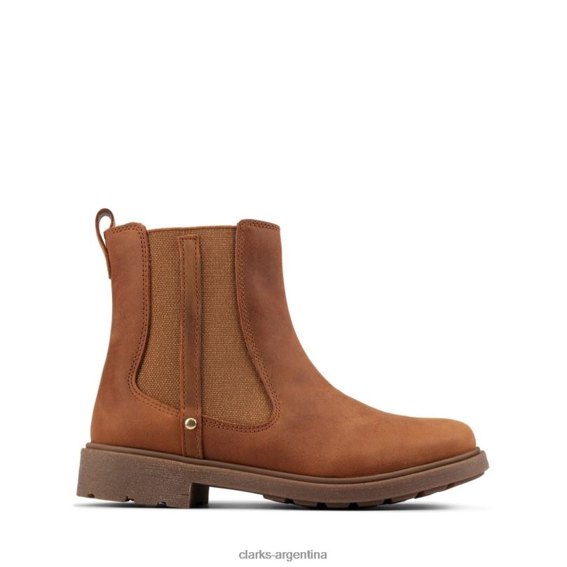 Clarks unisexo 2FZPZ5744 cuero tostado clarks astrol ortoddler cuero tostado cuero marrón