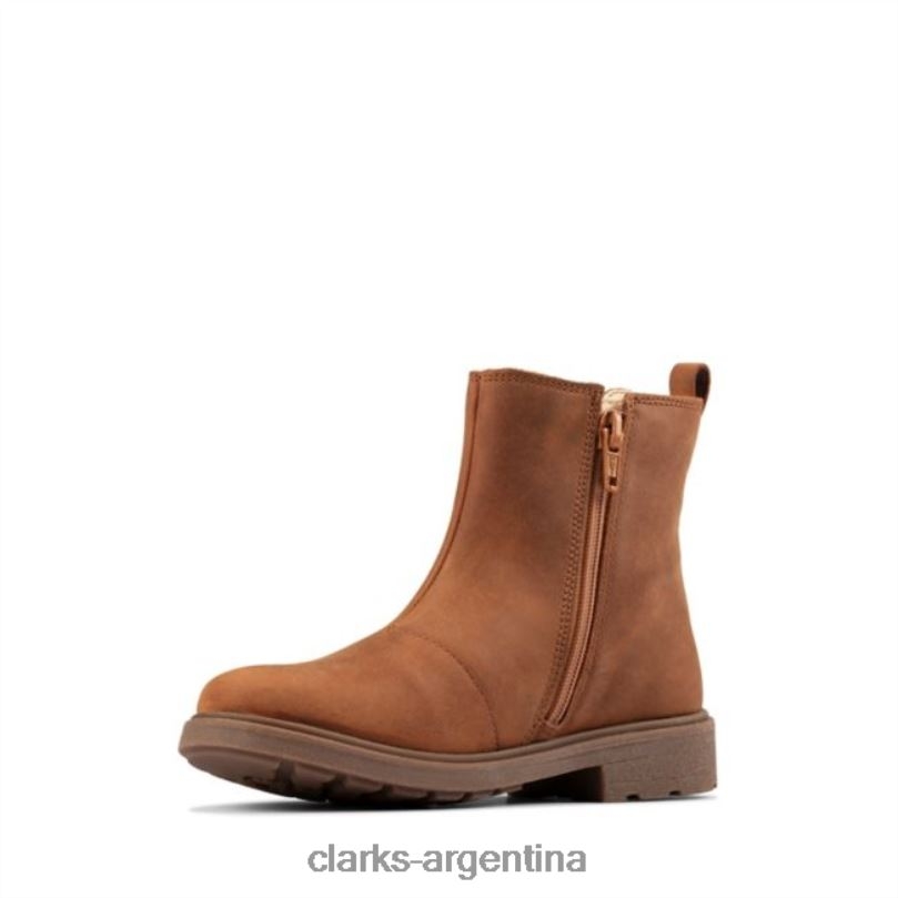 Clarks unisexo 2FZPZ5744 cuero tostado clarks astrol ortoddler cuero tostado cuero marrón