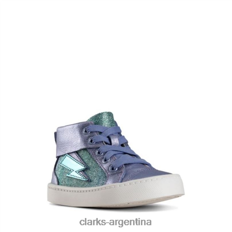 Clarks unisexo 2FZPZ5770 clarks city mito niño cuero lila cuero lila cuero lila