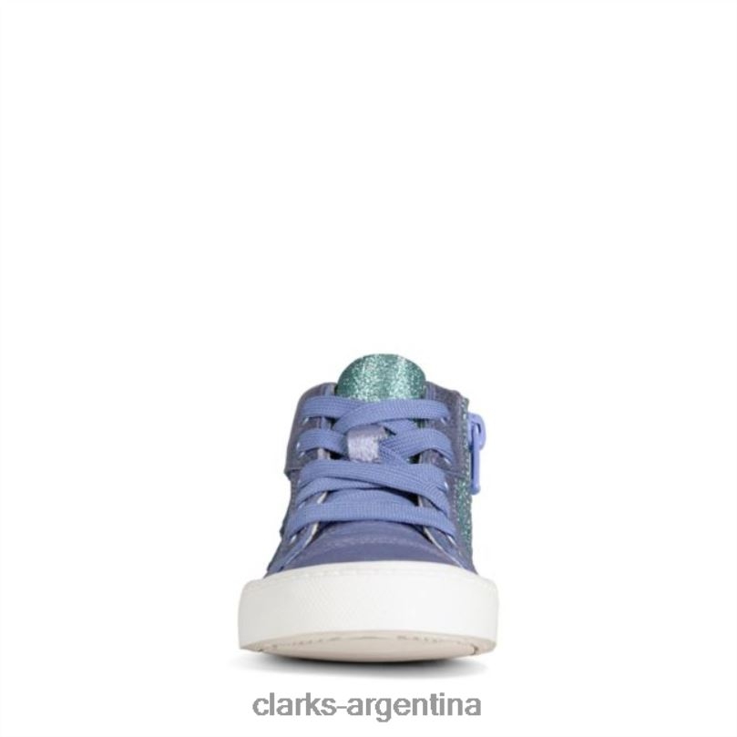 Clarks unisexo 2FZPZ5770 clarks city mito niño cuero lila cuero lila cuero lila