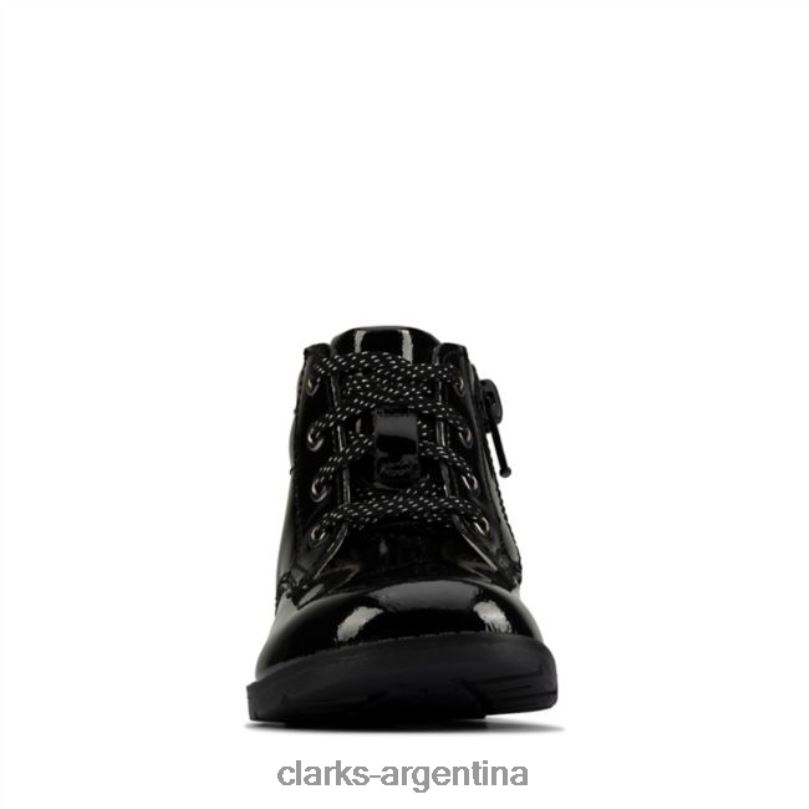 Clarks unisexo 2FZPZ5778 clarks dabi lace niño charol negro charol negro charol negro