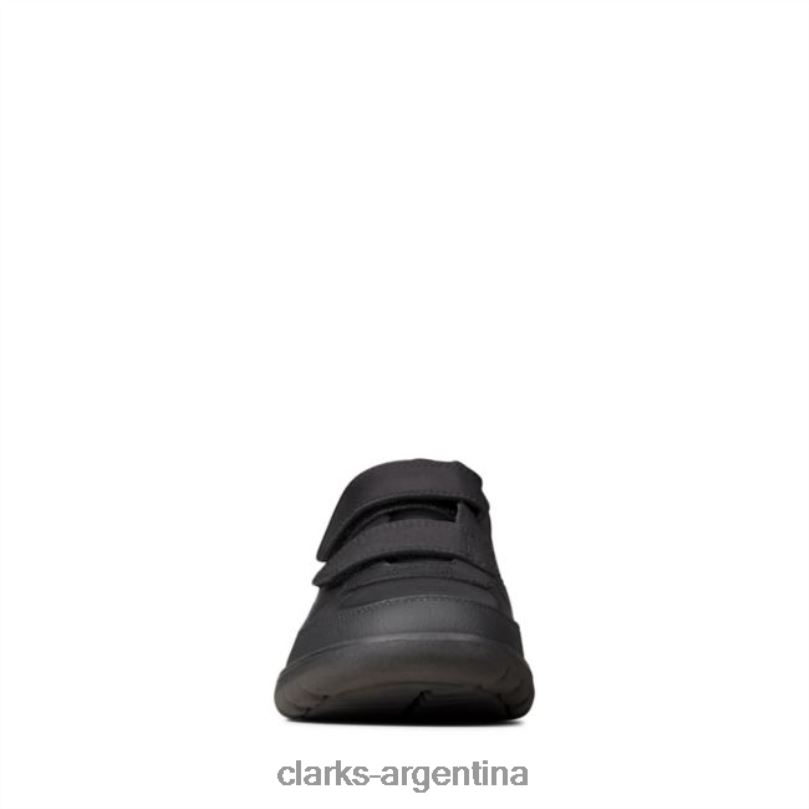 Clarks unisexo 2FZPZ5833 clarks cuero negro scape flare juvenil cuero negro cuero negro