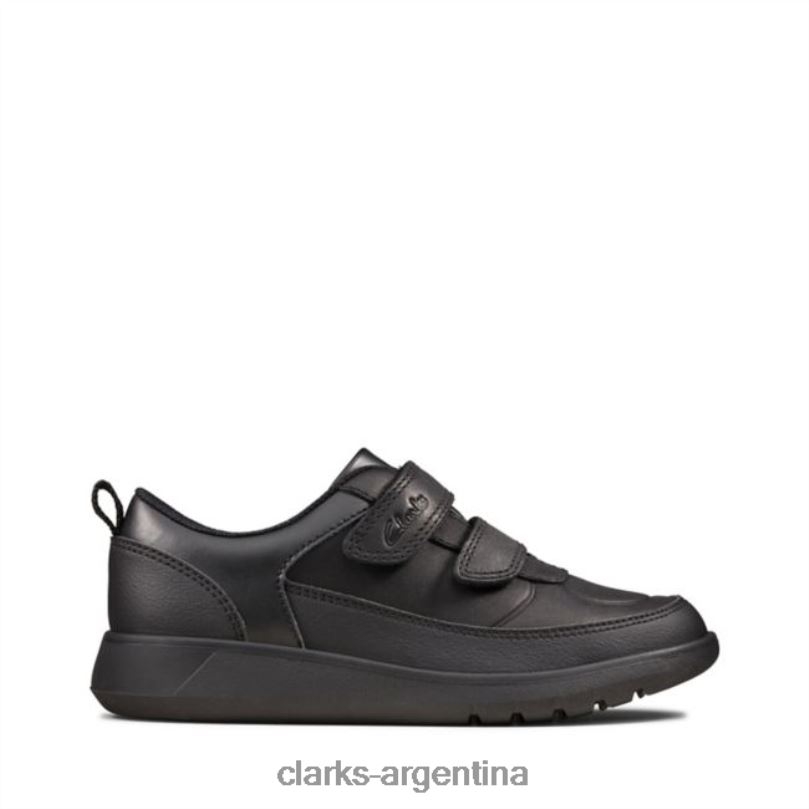 Clarks unisexo 2FZPZ5834 clarks scape flare niño cuero negro cuero negro cuero negro