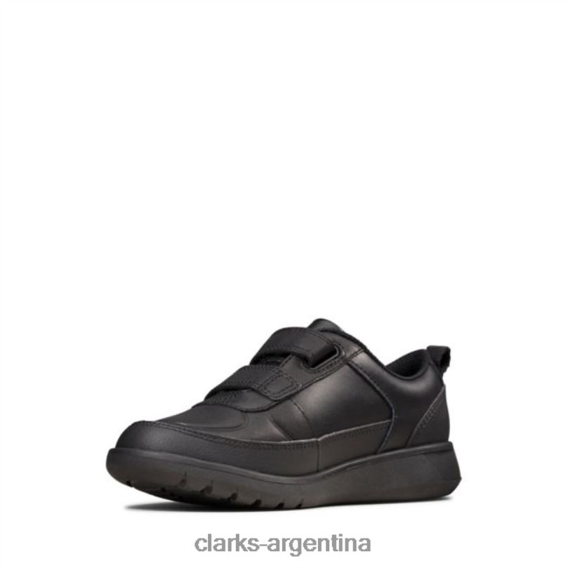 Clarks unisexo 2FZPZ5834 clarks scape flare niño cuero negro cuero negro cuero negro