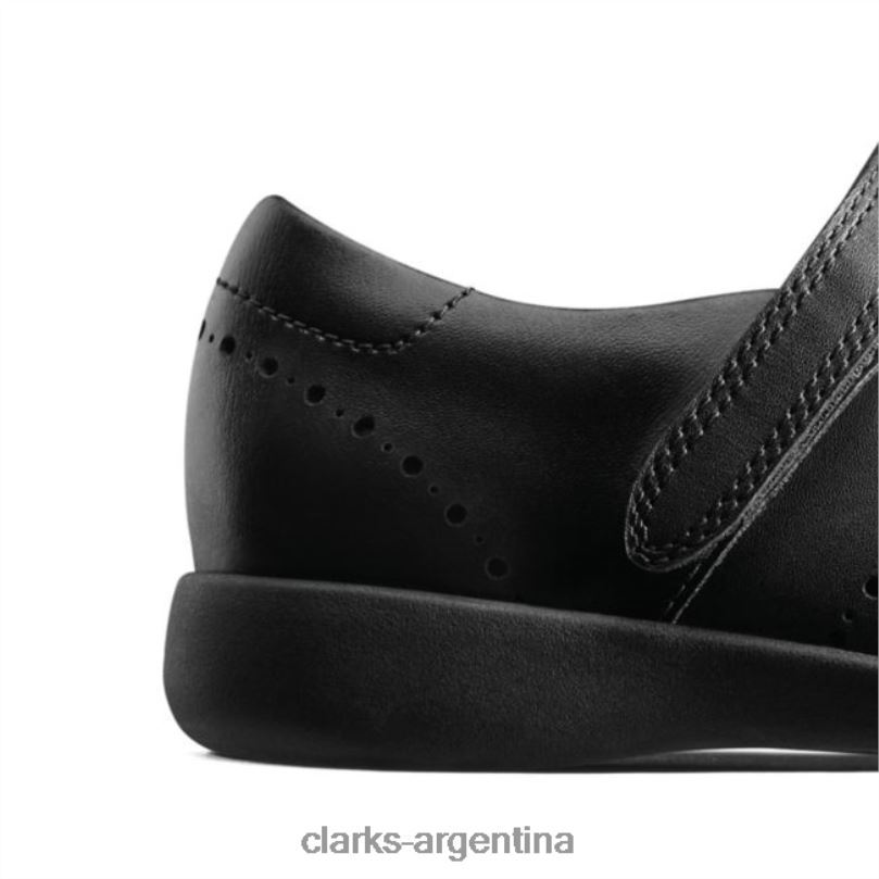Clarks unisexo 2FZPZ5839 grabado artesanal niño cuero negro clarks cuero negro cuero negro