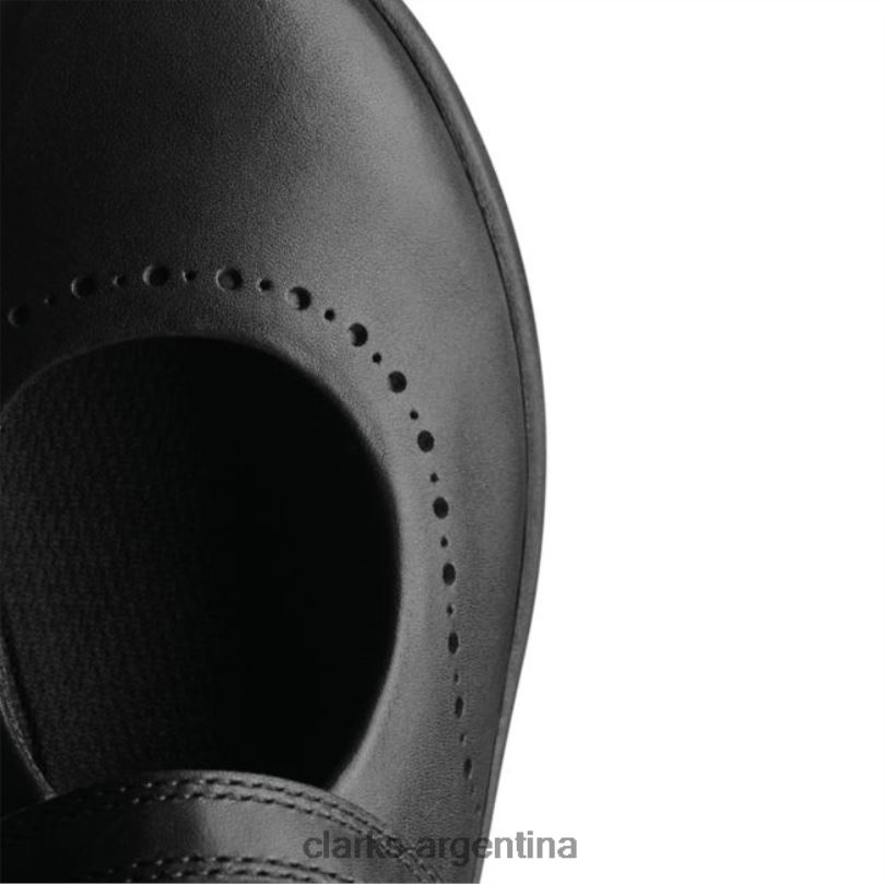 Clarks unisexo 2FZPZ5839 grabado artesanal niño cuero negro clarks cuero negro cuero negro