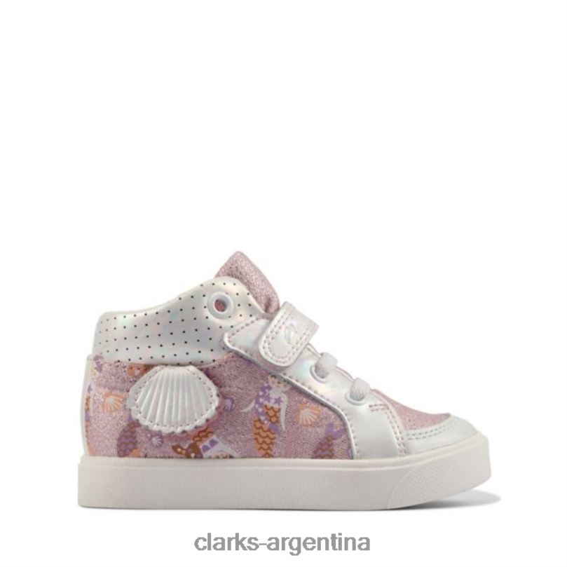 Clarks unisexo 2FZPZ6860 combinación rosa claro city pop niño combinación rosa claro clarks combinación rosa claro