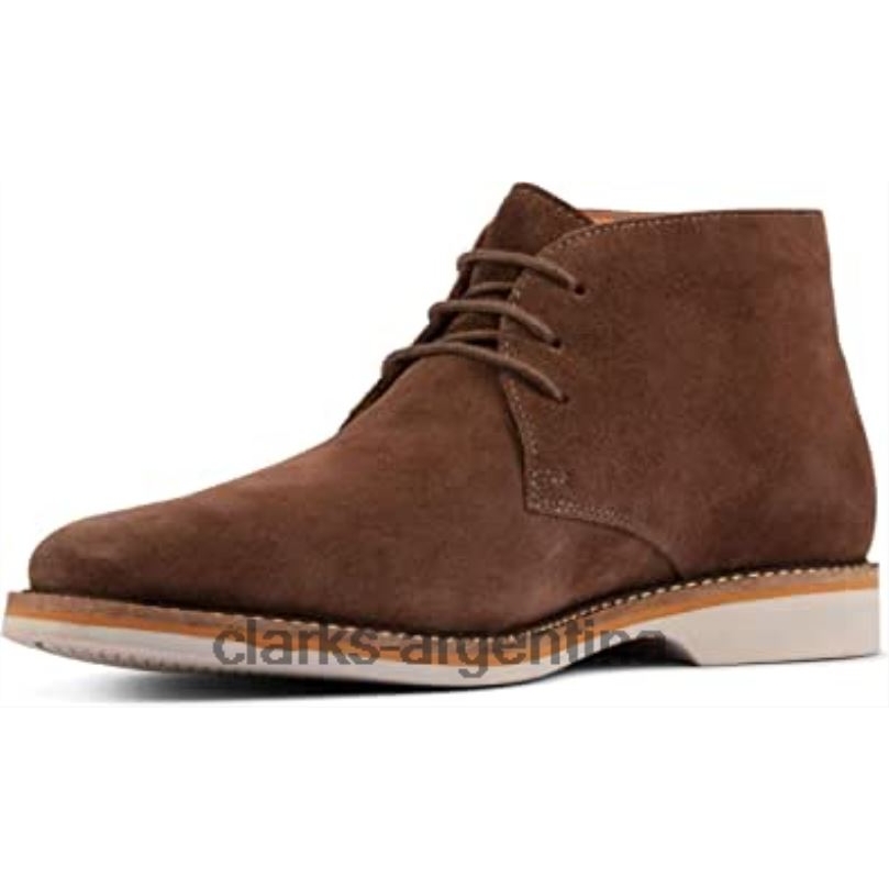 Clarks hombres 2FZPZ1132 bota chukka attucs limit de ante seta para hombre clarks gamuza seta