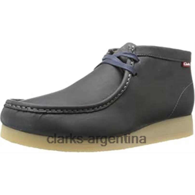 Clarks hombres 2FZPZ1225 Botas chukka clarks stinson hi de nubuck azul marino para hombre nubuck azul marino