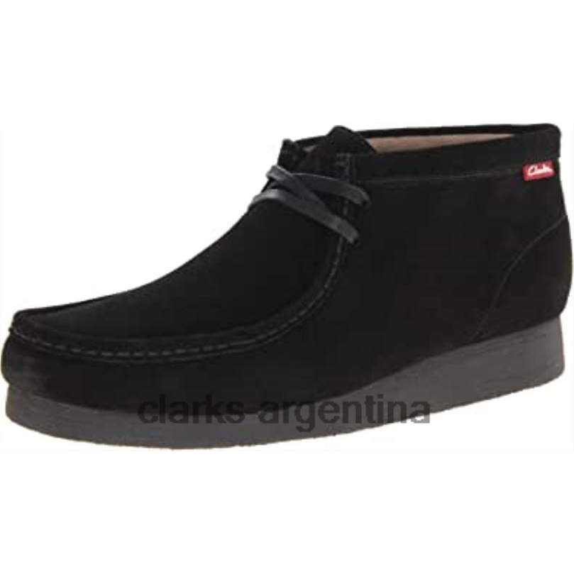 Clarks hombres 2FZPZ2541 bota chukka stinson hi para hombre clarks ante negro ante negro