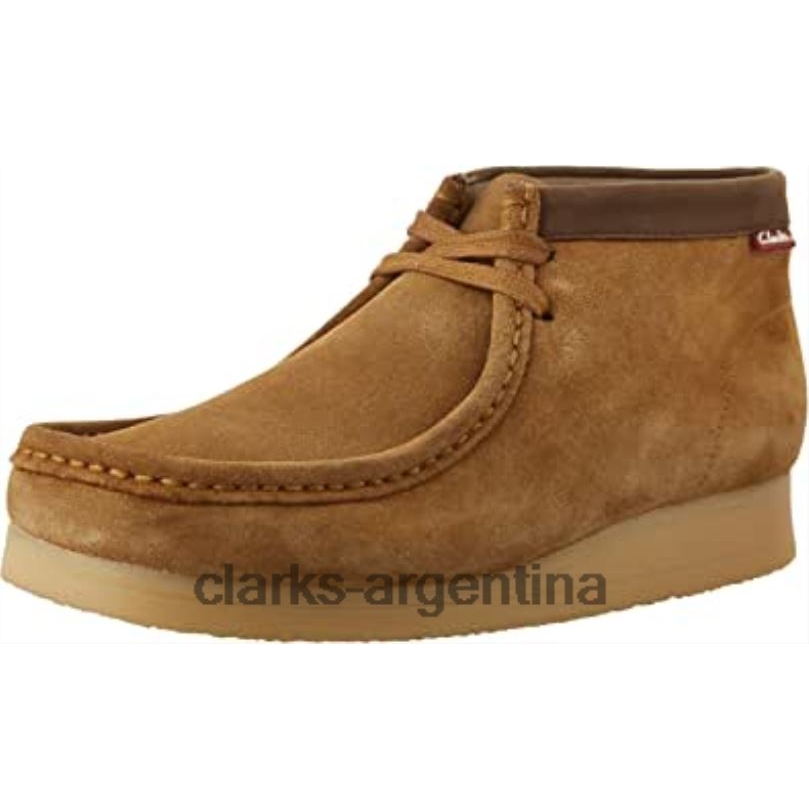 Clarks hombres 2FZPZ2627 botas chukka stinson hi de trigo clarks para hombre trigo