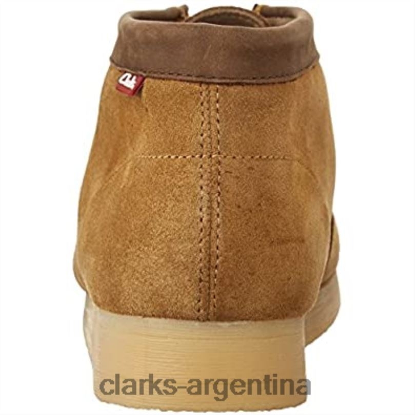 Clarks hombres 2FZPZ2627 botas chukka stinson hi de trigo clarks para hombre trigo