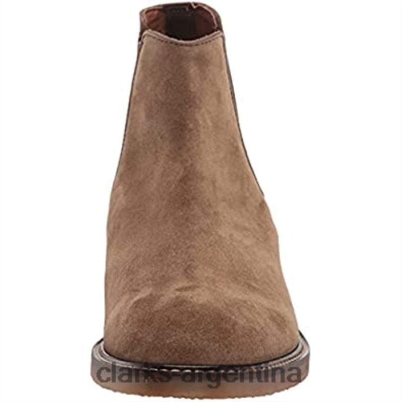 Clarks hombres 2FZPZ2950 bota chelsea jaxen para hombre ante color topo clarks gamuza color topo