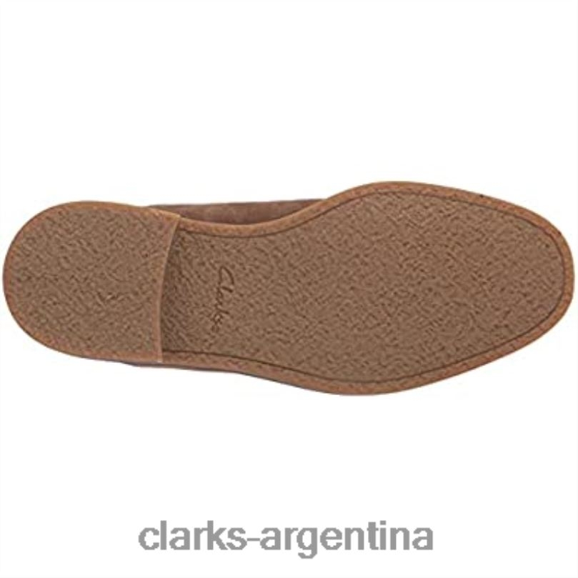 Clarks hombres 2FZPZ2950 bota chelsea jaxen para hombre ante color topo clarks gamuza color topo