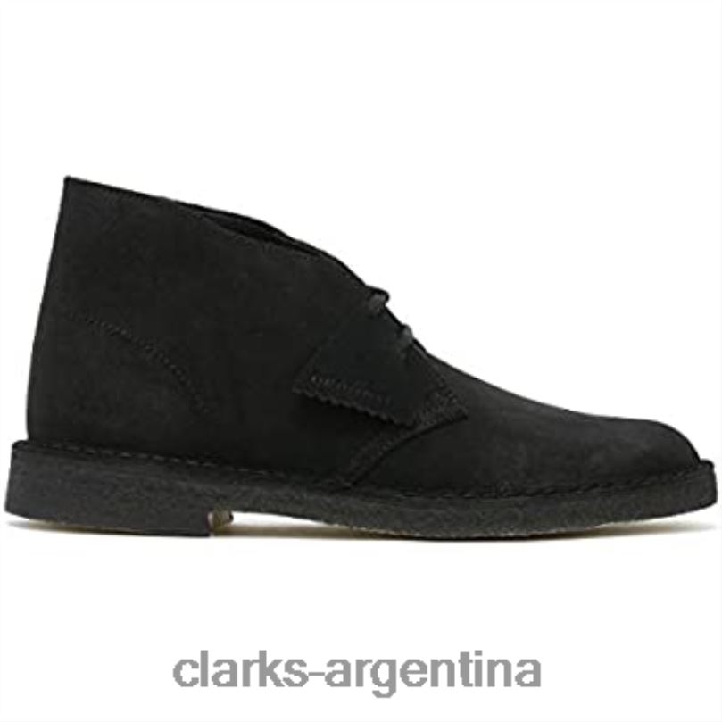 Clarks hombres 2FZPZ250 botas clarks desert hombre gamuza negra
