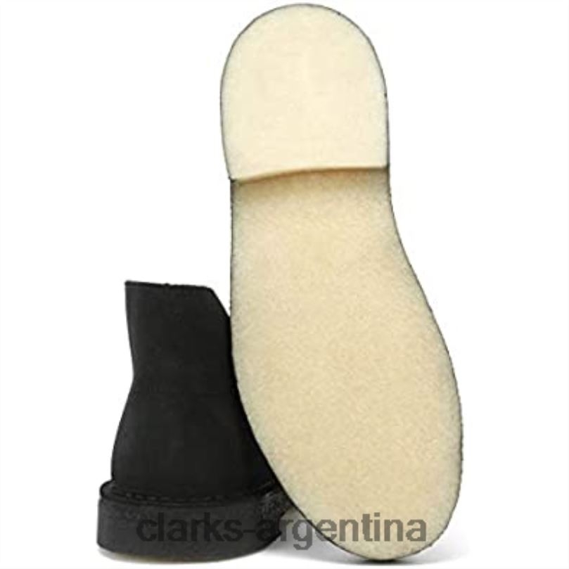 Clarks hombres 2FZPZ250 botas clarks desert hombre gamuza negra