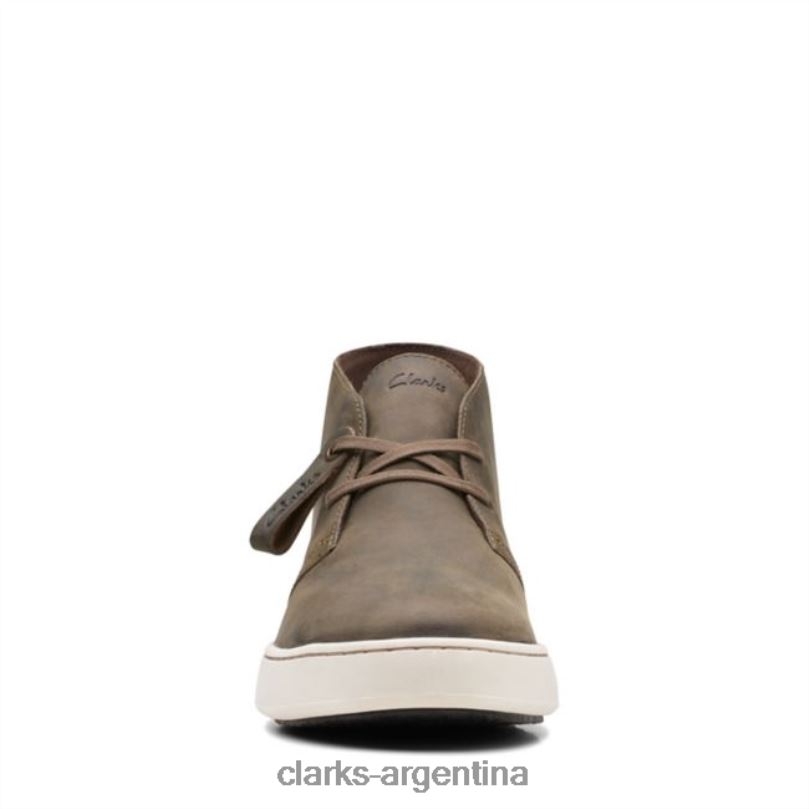 Clarks hombres 2FZPZ5689 bota safari clarks court lite de cuero oliva cuero oliva cuero oliva