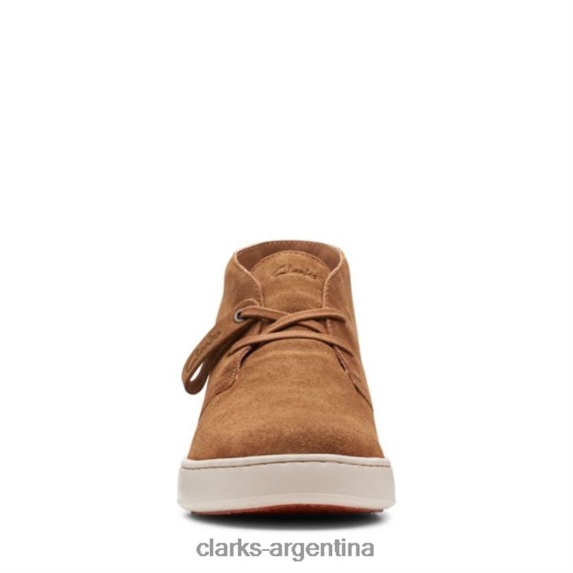 Clarks hombres 2FZPZ5720 bota desierto clarks court lite ante coñac ante coñac gamuza coñac