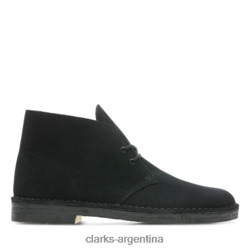 Clarks hombres 2FZPZ6711 bota desierto clarks ante negro ante negro