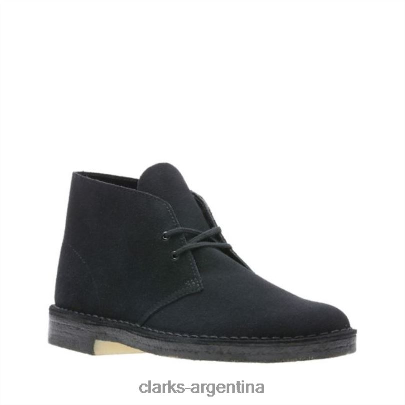 Clarks hombres 2FZPZ6711 bota desierto clarks ante negro ante negro