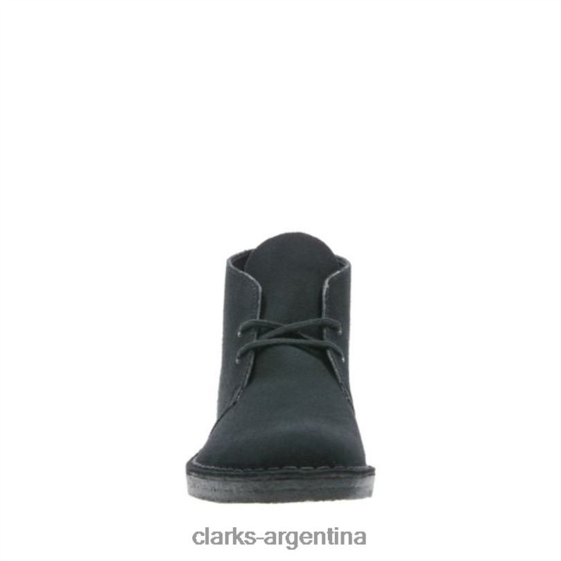 Clarks hombres 2FZPZ6711 bota desierto clarks ante negro ante negro