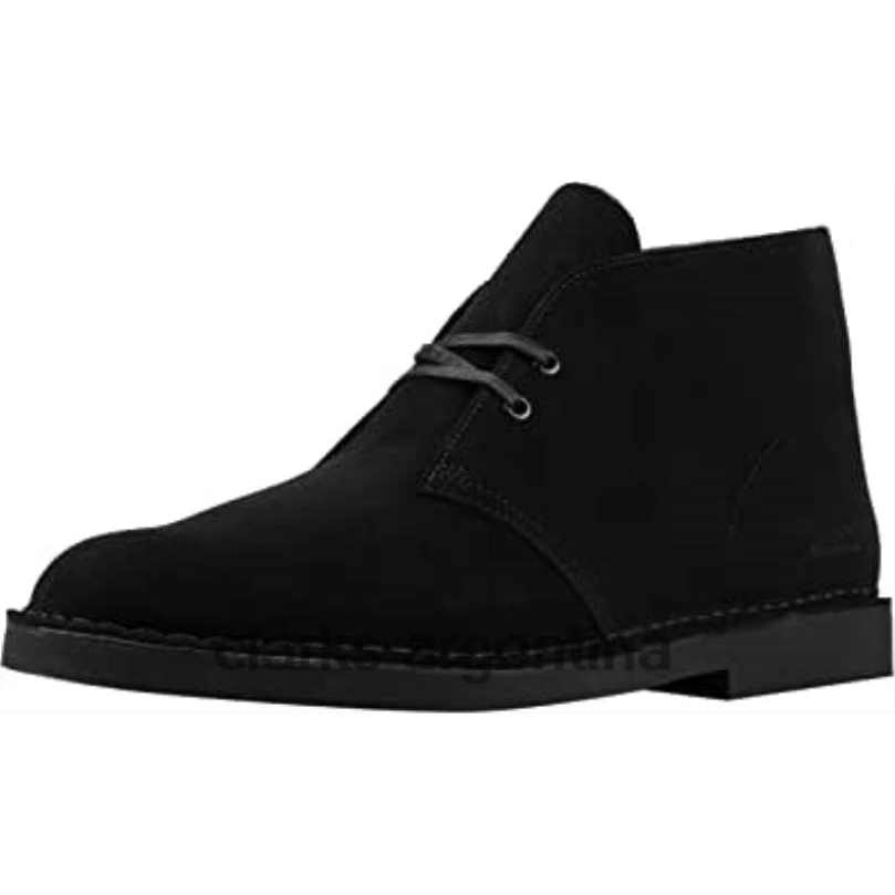 Clarks hombres 2FZPZ717 botas safari hombre clarks ante negro ante negro