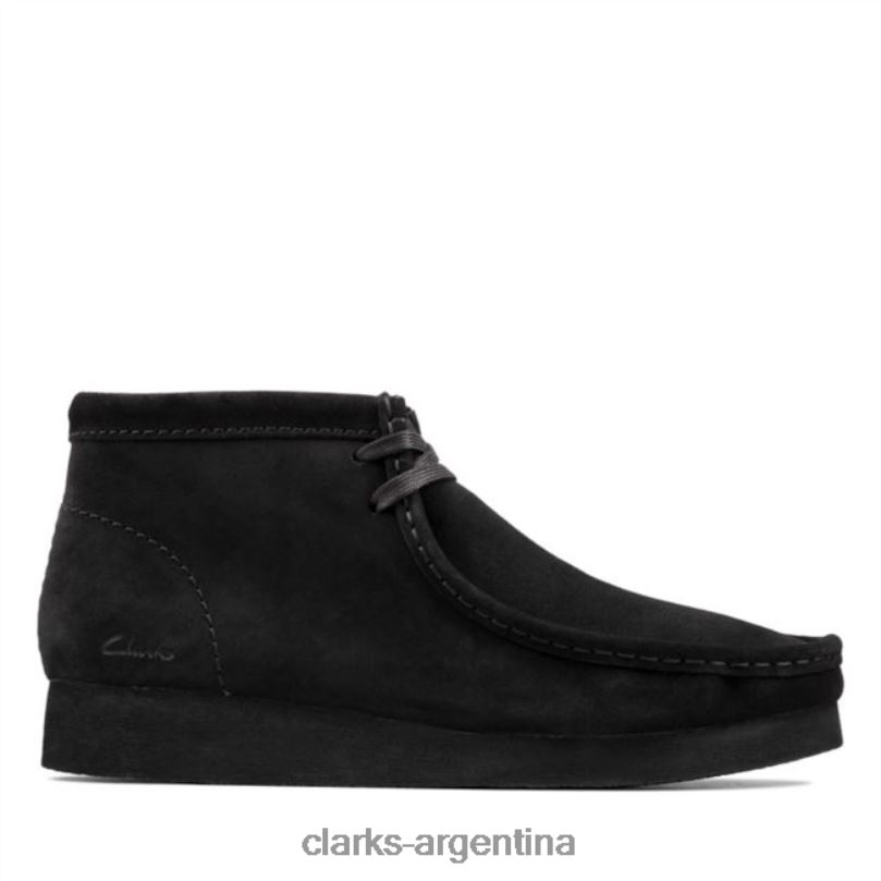 Clarks hombres 2FZPZ5696 ante negro clarks wallabee boot2 ante negro ante negro