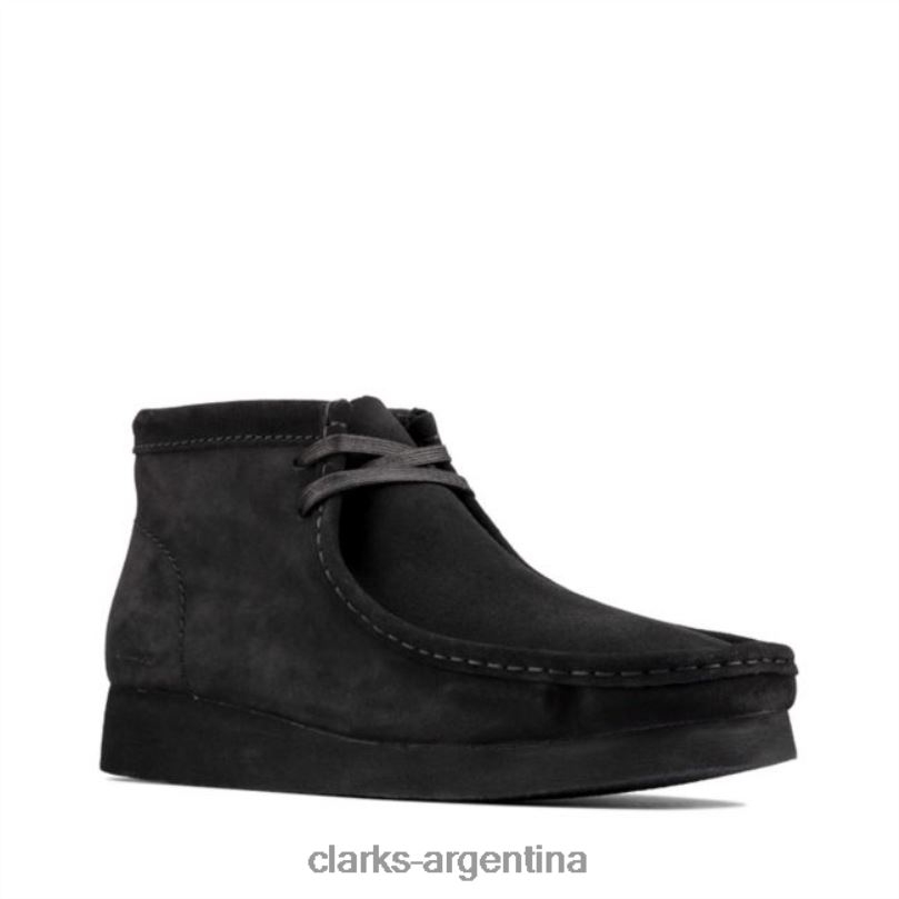 Clarks hombres 2FZPZ5696 ante negro clarks wallabee boot2 ante negro ante negro