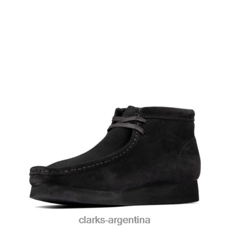 Clarks hombres 2FZPZ5696 ante negro clarks wallabee boot2 ante negro ante negro