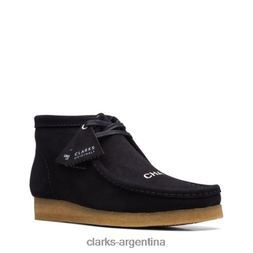 Clarks hombres 2FZPZ5724 bota wallabee de ante negro clarks de ante negro ante negro