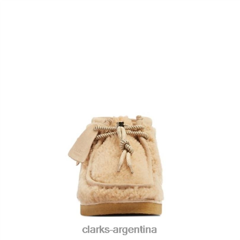 Clarks hombres 2FZPZ6645 bota wallabee lana beige clarks lana beige lana beige