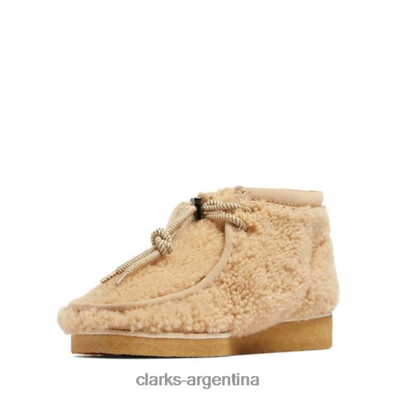 Clarks hombres 2FZPZ6645 bota wallabee lana beige clarks lana beige lana beige