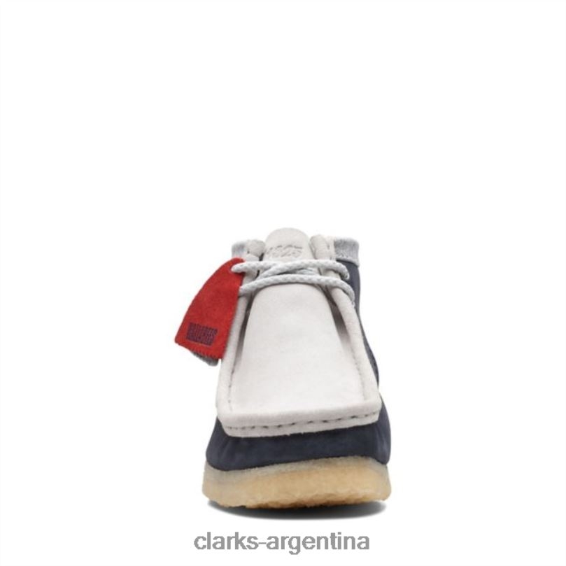 Clarks hombres 2FZPZ6816 bota clarks wallabee azul marino/gris vcy azul marino/gris azul marino/gris