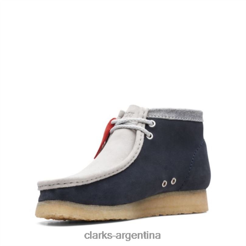 Clarks hombres 2FZPZ6816 bota clarks wallabee azul marino/gris vcy azul marino/gris azul marino/gris
