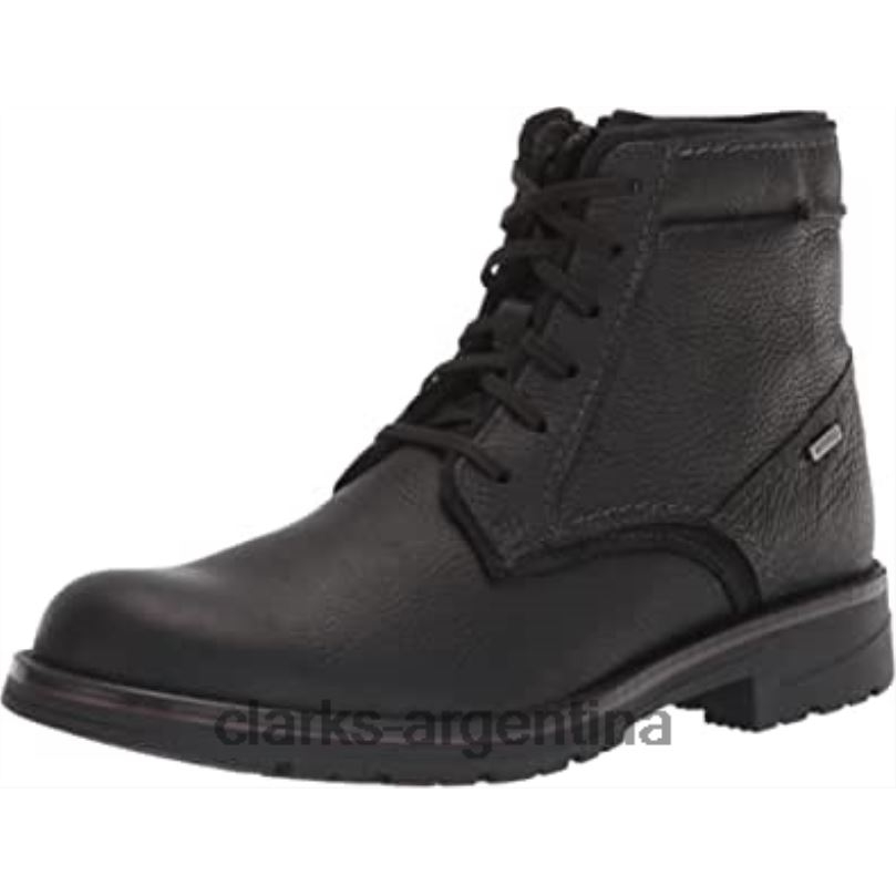 Clarks hombres 2FZPZ1355 Botín alto impermeable clarks morris de hombre negro negro