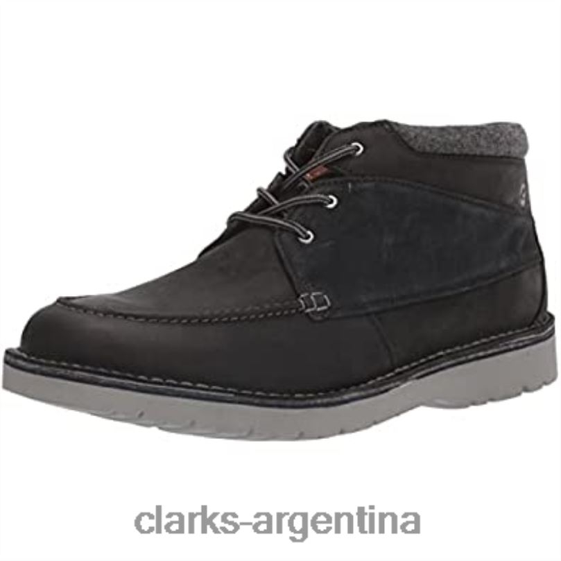 Clarks hombres 2FZPZ1813 botín Eastford Top hombre clarks cuero negro cuero negro