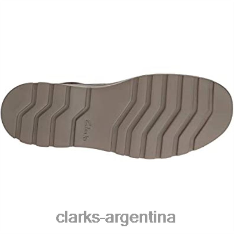 Clarks hombres 2FZPZ1998 botín medio vanek para hombre de piel marrón oscuro clarks cuero marrón oscuro