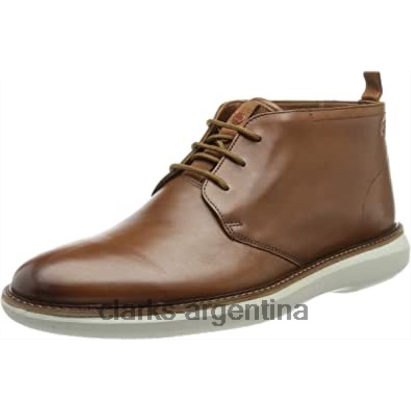 Clarks hombres 2FZPZ2565 botines brantmid hombre clarks dark tan lea lea bronceado oscuro