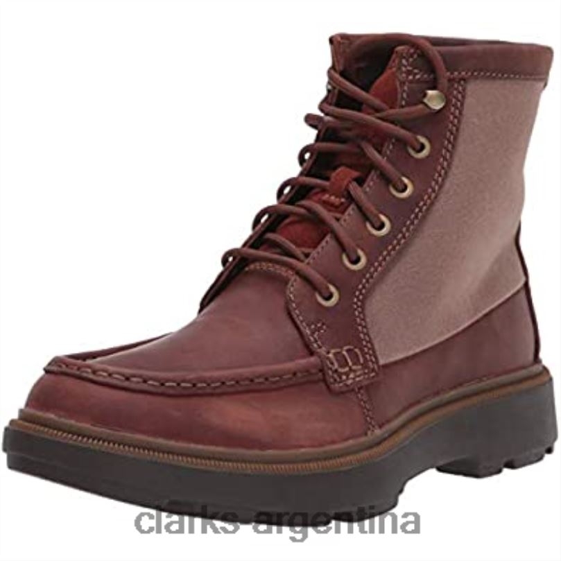 Clarks hombres 2FZPZ2615 botines de pico dempsey para hombre clarks british tan leather cuero bronceado británico