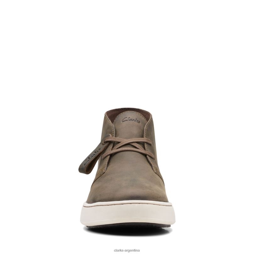Clarks hombres 2FZPZ3469 clarks court lite d bt cuero oliva cuero oliva