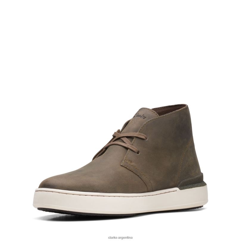 Clarks hombres 2FZPZ3469 clarks court lite d bt cuero oliva cuero oliva