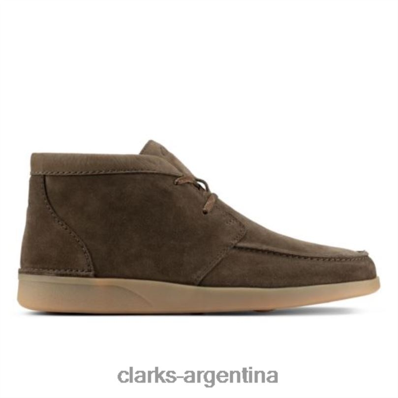 Clarks hombres 2FZPZ4351 oakland top clarks combi oliva oscuro combinación oliva oscuro