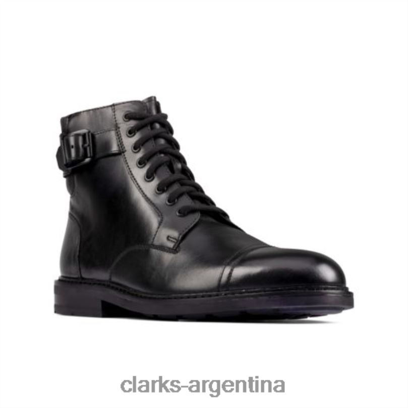 Clarks hombres 2FZPZ4354 clarks clarkdale hola cuero negro cuero negro