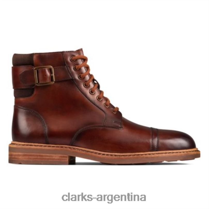 Clarks hombres 2FZPZ4355 clarks de cuero tostado clarkdale hola cuero marrón