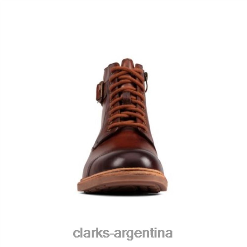 Clarks hombres 2FZPZ4355 clarks de cuero tostado clarkdale hola cuero marrón